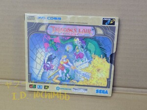 Редкие мертвые запасы Новый неоткрытый мега -диск Dragon's Lair Dragons Rea Mega Drive Sega MD CD