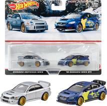 ホットウィール(Hot Wheels) プレミアム 2パック スバル インプレッサ WRX / '16 スバル WRX STI　新品・未開封_画像1