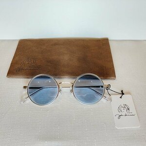 【1円から】【新品未使用】ジョンレノン John Lennon JL-542-2 サングラス 丸メガネ　クラッシック　ブルー　