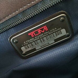 良品!人気モデル! TUMI 63001Bメンズ オールレザー大型2way ブリーフケース ビジネスバッグ ショルダーバッグ 上質レザー本革バッグの画像5