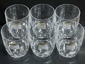 【 HOYA クリスタル 】 13面カット タンブラー グラス 6個 set Hi crystal ハイクリスタル ■ 保谷 ホヤ ガラス 食器 ■ 松720