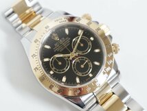 ロレックス ROLEX デイトナ 116523 ブラック コンビ P番 自動巻き メンズ 【中古】 時計_画像3