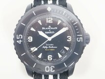 ブランパン×スウォッチ Blancpain x swatch フィフティファゾムス オーシャンオブストーム SO35B400 メンズ 未使用品 時計_画像2