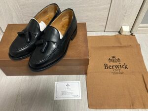 Berwick バーウィック タッセルローファー 4340 ダイナイトソール　24.0cm BLACK