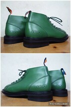 【未使用/ポールスミス別注】英国製 Tricker's/トリッカーズ M7945 モンキーブーツ US8 Fit.5 26cm相応 カントリー 緑/クロケット cheaney_画像7