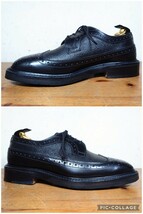 【極美品/TODD SNYDER別注】英国製 Tricker's/トリッカーズ カントリー ロングウィングチップ 71/2 Fit.5 25.5cm相応/cheaney クロケット_画像3