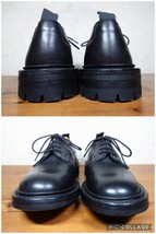 【試し履きのみ/未使用】英国製 Tricker's/トリッカーズ M7255 カントリー プレーントゥ Mens US6 Fit.5 24cm相応 黒/クロケット church’s_画像6