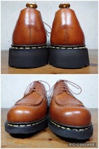 【数回履き程度/美品】2012年 FRANCE製 Paraboot/パラブーツ シャンボード Uチップ UK8 27cm相応 ブラウン 茶 リスレザー_画像6