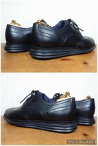 【試し履きのみ/未使用】COLEHAAN/コールハーン オリジナルグランド ウィングチップ 81/2M 26-26.5cm相応 ブラック 黒/ルナ ゼロ_画像7