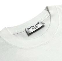 国内正規品 定価9.2万 BALENCIAGA モザイクピクセルドットプリントTシャツ M ホワイト 男女兼用 バレンシアガ_画像3