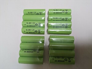  rechargeable battery single 3 battery 16ps.@ Nickel-Metal Hydride battery new goods unused shrink attaching 