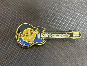 ハードロックカフェ Panasonic (DVD) コラボ ギター ピンバッジ ★COPENHAGEN★ ギター ピンバッジ コレクション