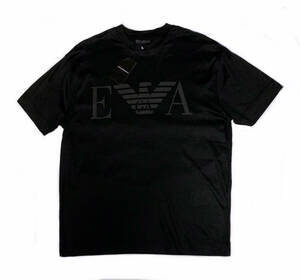 エンポリオアルマーニ 高品質メンズTシャツ ブラック 定番ロングセラー EMPORIO ARMANI 