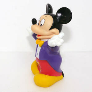 ミッキーマウス 紫タキシード ソフビ貯金箱 シノ・アメリカン製の画像4