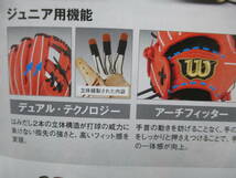 送料無料◆ジュニア◆グラブ◆ウィルソン◆ブロンド◆スーパースキン◆即納◆D-MAX◆7J型◆WBW101828◆グラブ袋付◆少年軟式◆J号◆子供_画像8