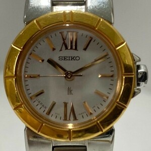 Q036-CH2-173◎SEIKO セイコー lk ルキア V111-OACO クォーツ レディース 腕時計