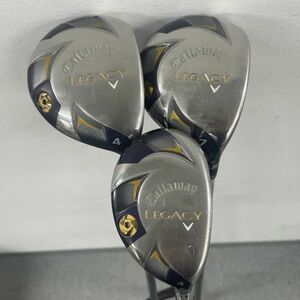 T116-CH4-442 Callaway キャロウェイ フェアウェイウッド メンズ用 R 右利き用 ブラック 3本セット カバー付き