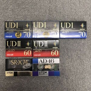 S316-CH3-288 カセットテープ 9本セット maxell マクセル UD1 UD2 TDK SR-X74 AD46 ハイポジション ノーマル 60分 70分 音楽 録音用