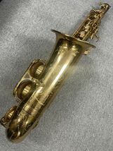 U106-CH3-1012 HENRI SELMER PARIS セルマー アルトサックス SA-80Ⅱ 管楽器 マウスピース付き ケース付き_画像4