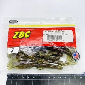 711186 ZOOM/ZBC ミッドサイド ブラッシュホグ ８本 ZOOM BAIT COMPANY ズーム MIDSIDE BRUSH HOG ベイビーブラッシュホッグ ウォーター