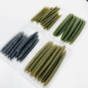 711264 ケイテック 3.5～4インチ ミノーシェイプ ４０本 KEITECH MINNOW SHAPE オールド品 希少入手困難品 ワームセット