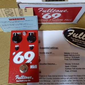 USED FULLTONE 69mkⅡ フルトーン ファズ FUZZ / JIMI HENDRIXの画像1