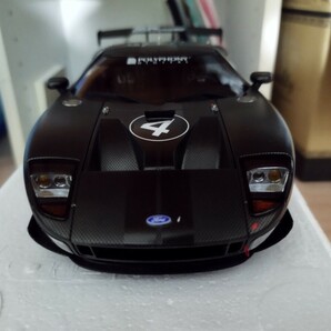 AUTOart 1/18 ford GT LM Spec 2 test car ブラック ウイング破損の画像6