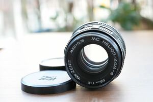 極美品 分解清掃済み Helios-44M-6 58mm f2 ヘリオス M42 ぐるぐるボケ オールドレンズ 単焦点 9