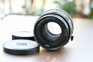 レア型 分解清掃済み Helios-44M-4 58mm f2 ヘリオス M42 ぐるぐるボケ オールドレンズ 単焦点