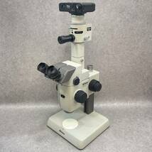 D1003★Nikon ニコン SMZ-U ズーム式 ZOOM 1:10システム実体顕微鏡 双眼顕微鏡 ジャンク扱い _画像1
