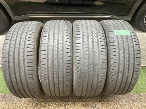 【手渡しのみ】BRIDGESTONE ALENZA 235/55R18 2018年製 中古タイヤ4本RAV4 ハリアー