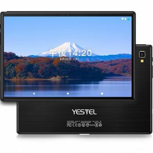 最終値下げYESTELタブレット 10インチ 3GB RAM 64GB ROM 8コアCPU 1.8Ghz、Android 10 