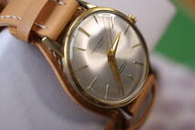 台座付き　シチズン CITIZEN ホーマー　HOMER 21石　手巻き腕時計　稀少モデル　1960年代頃　台座付き革ベルト　メンズ用_画像5