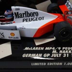 1/43 McLaren MP4/9 PEUGEOT  M.ハッキネン マルボロ仕様の画像4