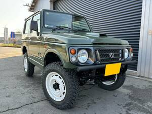 ☆ JA22W Jimny/Lift -Up/New Tire Apio Wild Bore/Jungle Green/Engine OH закончен/проверка R7