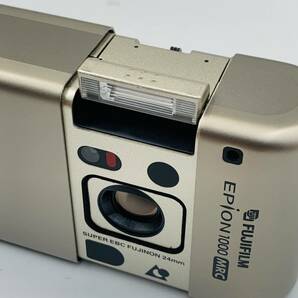 【未使用保管品】FUJIFILM EPION1000MRC TIARA ix TITANIUM 富士フイルム フィルムカメラ 軽量APSカメラ 24mm チタンニウムの画像4