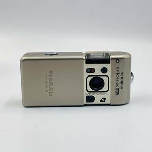 【未使用保管品】FUJIFILM EPION1000MRC TIARA ix TITANIUM 富士フイルム フィルムカメラ 軽量APSカメラ 24mm チタンニウムの画像3
