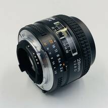 【未使用保管品】Nikon AF NIKKOR 28mm F2.8D ニコンレンズ レンズフード付き【閉店カメラ店展示品】_画像3