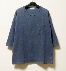 ●美品 UNITED ARROWS GREEN LABEL RELAXING ユナイテッドアローズ カットソー NVY サイズL