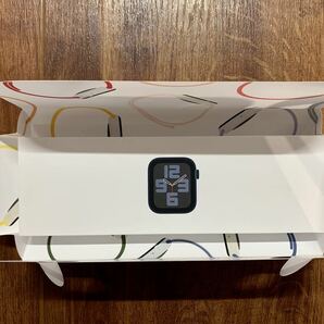 (未使用)(未開封)Apple Watch SE(2)44mmアップルウオッチSE第2世代44mm Midnight ALミッドナイトアルミニウム(バンド入)美品の画像5