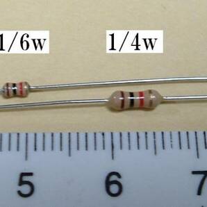 ☆☆ カーボン抵抗 １／４ｗ 1Ω ～ 2.2M (74種より選択) 同値１０本入り ☆☆の画像1