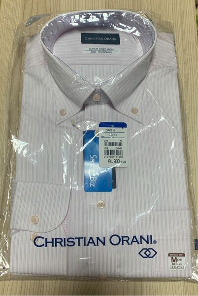 CHRISTIAN ORANI 長袖 シャツ ストライプ ワイシャツ ピンク