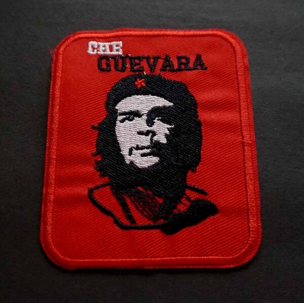 《赤Gv革命》新品チェ.ゲバラ自由の戦士Guevara　アルゼンチン 刺繍ワッペン■ オートバイ■サバゲー　ミリタリー■洋服・衣類・衣服DIY