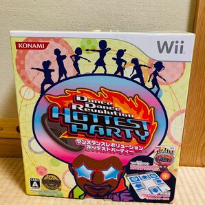 ダンスダンスレボリューション　ホッテストパーティー　専用コントローラー　 Wii Wiiソフト 任天堂 Dance