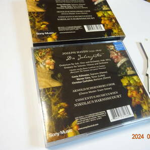 2CD ハイドン 四季 Nikolaus Harnoncourt/ニコラウス・アーノンクール 2枚組 ポストカード付 紙箱仕様 HAYDN 希少 88697 28126 2の画像6