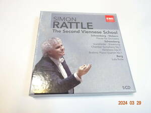 5CD サイモン・ラトル The Second Viennese School 5枚組 CD-BOX 紙ジャケット仕様 EMI SIMON RATTLE シェーンベルク