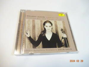 CD エルガー ヴァイオリン協奏曲 他 ヒラリー・ハーン コリン・デイヴィス 国内盤 UCCG-1196 Hilary Hahn