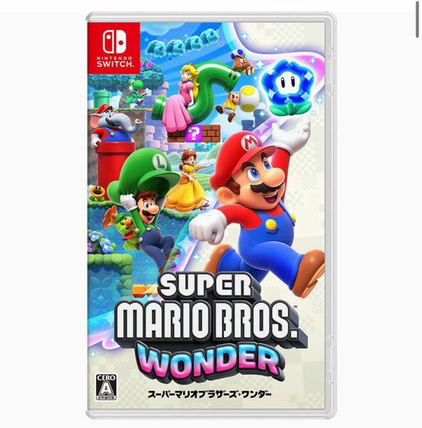 新品 未開封品 未使用 スーパーマリオブラザーズ ワンダー Nintendo Switch パッケージ　スイッチソフト 任天堂 