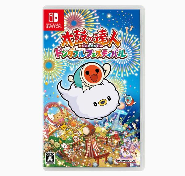 新品 未開封品 未使用 太鼓の達人 ドンダフルフェスティバル Nintendo Switch パッケージ ソフト ニンテンドー