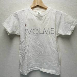 【中古】スボルメ サッカー ラインストーン Tシャツ ホワイト T50111C SVOLME フットサル